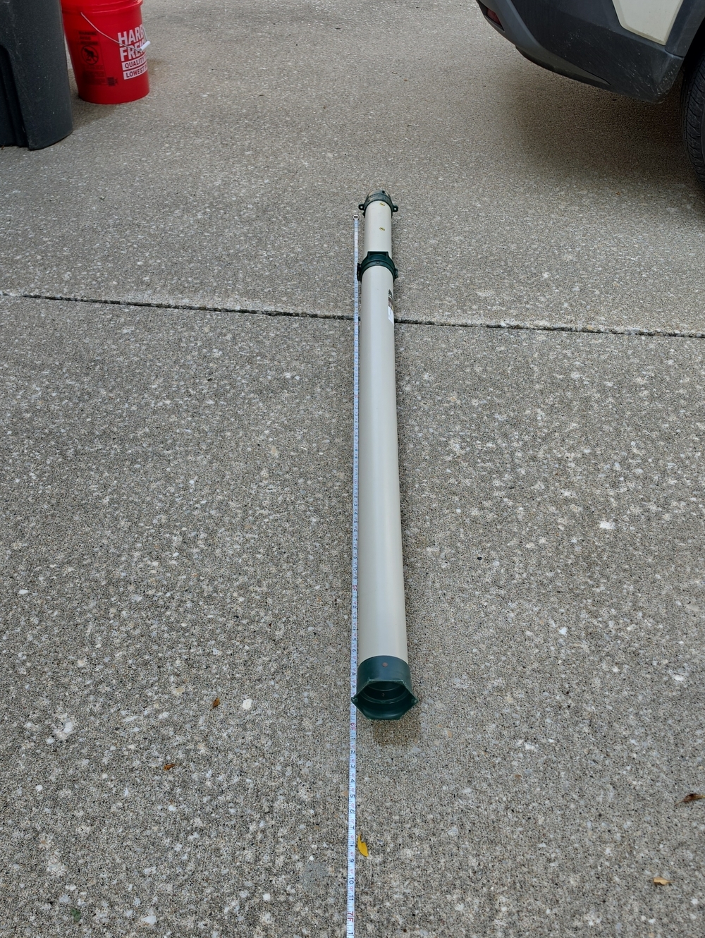 Men's Fishing Hybrid Rod CASE - Cream And Forest Green Trim